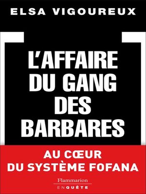 cover image of L'Affaire du gang des barbares